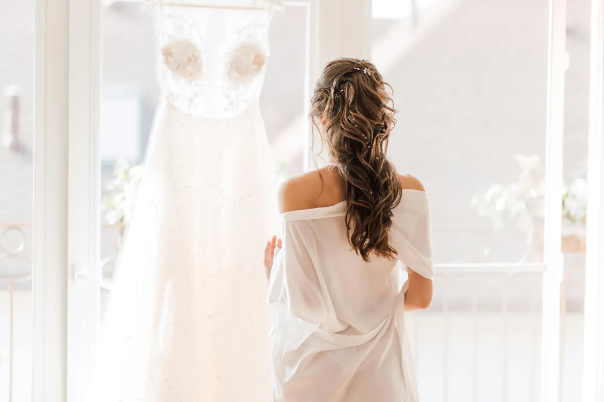 Novia preparada por EVOCA el día de su boda